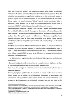 Sécurité et Défense dans l'espace CEDEAO