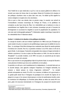 Sécurité et Défense dans l'espace CEDEAO