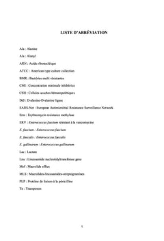 Colonisation à Enterococcus faecium résistant à la vancomycine