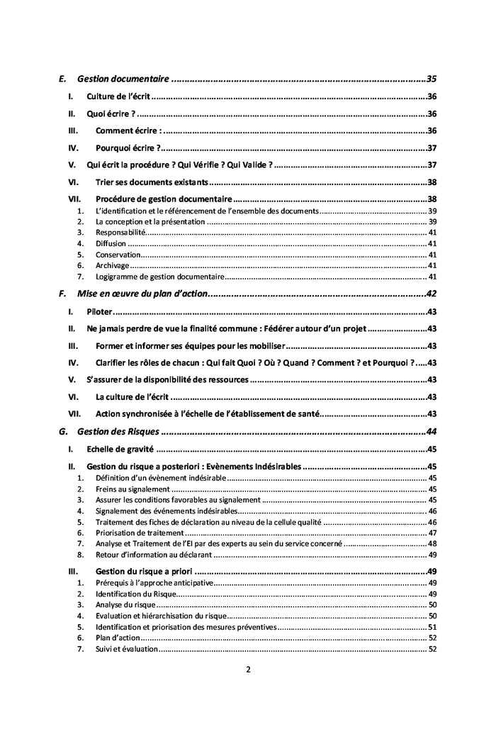 Etablissements de santé: Conduire sa démarche qualité Pas à Pas