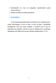 Thrombopénies et grossesse