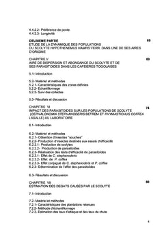 Gestion agroécologique d'une caféière contre le scolyte des fruits (Hypothenemus hampei Ferr.)
