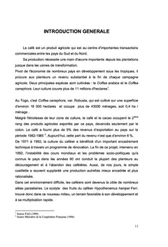 Gestion agroécologique d'une caféière contre le scolyte des fruits (Hypothenemus hampei Ferr.)