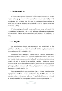 L'Achalasie