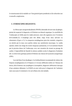 L'Achalasie
