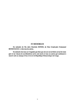 Ressources en eau de la République Démocratique du Congo