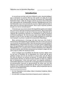 Réflexions sous la Quatrième République