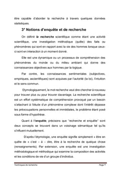 Les techniques pour rédiger les données de recherches scientifiques