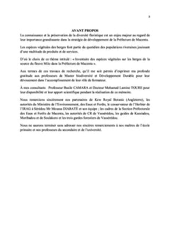 Inventaire et Herborisation