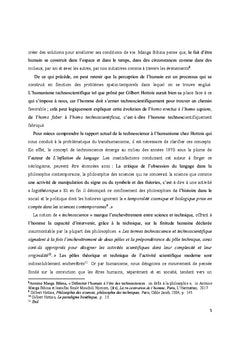 L'humanisme technoscientifique