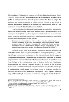L'humanisme technoscientifique
