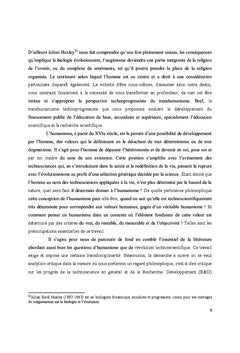 L'humanisme technoscientifique