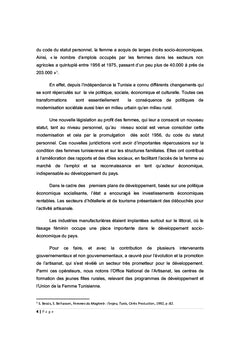 L'évolution de l'activité du tissage