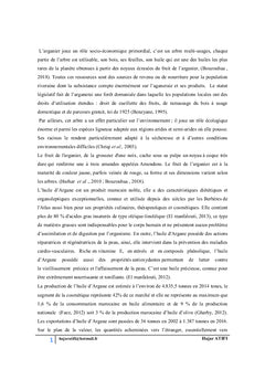 L'Huile d'Argane un Patrimoine Marocain