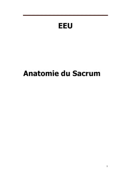 Anatomie du sacrum