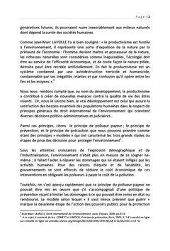 La portée juridique du principe de précaution en droit international