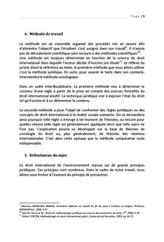 La portée juridique du principe de précaution en droit international