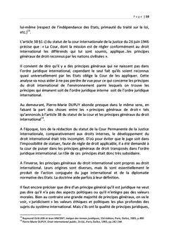 La portée juridique du principe de précaution en droit international
