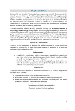 Structures et Fonctions des Macromolécules « SFM »