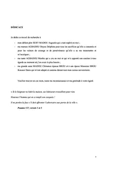 POLITIQUE DU LOGEMENT ET DYNAMIQUE DE L'ESPACE URBAIN À L'EST DE LA COMMUNE DE COCODY