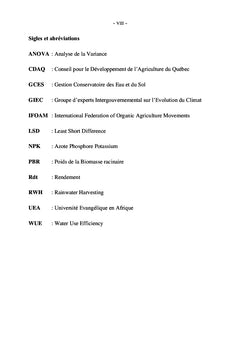 Analyse comparative des technologies de gestion de l'eau du sol (RWH)