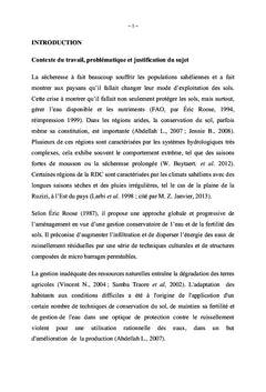 Analyse comparative des technologies de gestion de l'eau du sol (RWH)