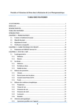 Procédés et utilisations du drone