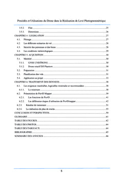 Procédés et utilisations du drone