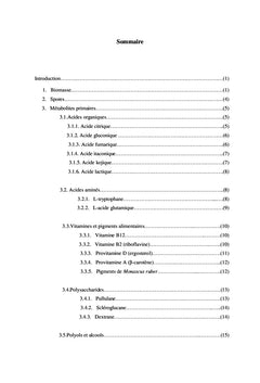 Biomolécules microbiennes