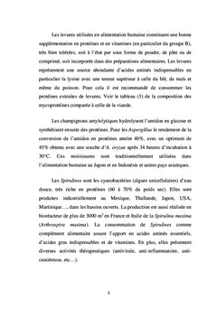 Biomolécules microbiennes