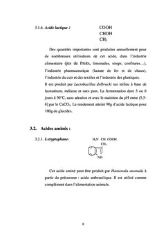 Biomolécules microbiennes