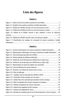 Modélisation et commande d'un moteur asynchrone à double alimentation