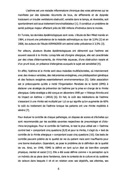 Qualité de vie des asthmatiques souffrant de rhinite allergique