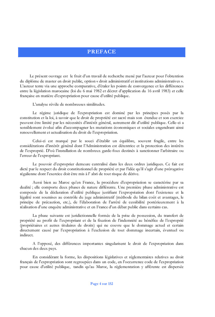Droit de l'expropriation pour cause d'utilité publique