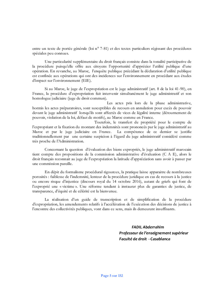 Droit de l'expropriation pour cause d'utilité publique