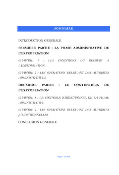 Droit de l'expropriation pour cause d'utilité publique
