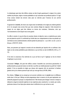 La place de l'éthique dans les missions du commissariat aux comptes