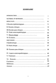 Les tumeurs de type glande salivaire primitives du poumon