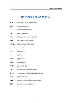 Les mésothéliomes malins