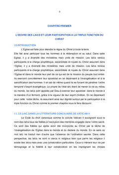 L'oeuvre des laïcs dans l'action évangélisatrice de l'Église