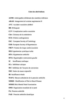 Hypertension artérielle du sujet âgé