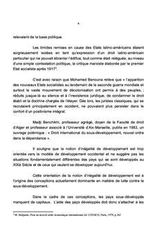 La Doctrine Arabo-africaine du Droit International du Développement