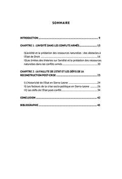 Avidité et prédation dans les conflits armés en Afrique de l'Ouest