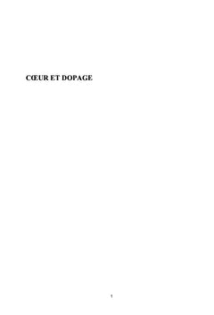 Coeur et dopage