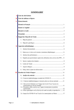 Impact du COVID-19 sur la Santé Sexuelle et Reproductive