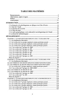 L'Emploi du Participe Passé