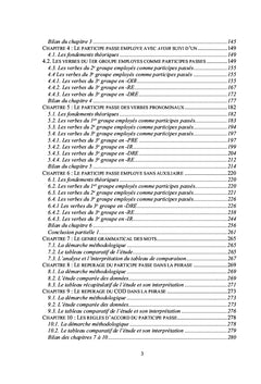 L'Emploi du Participe Passé
