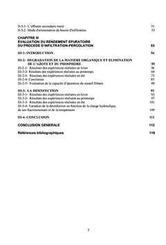 Traitement des eaux usées domestiques par infiltration-percolation