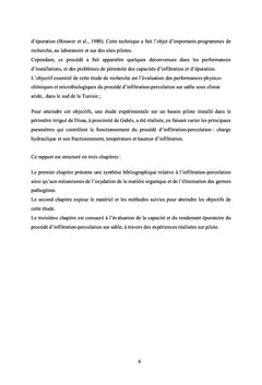 Traitement des eaux usées domestiques par infiltration-percolation