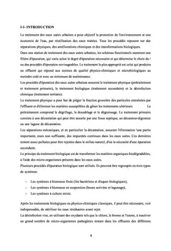 Traitement des eaux usées domestiques par infiltration-percolation
